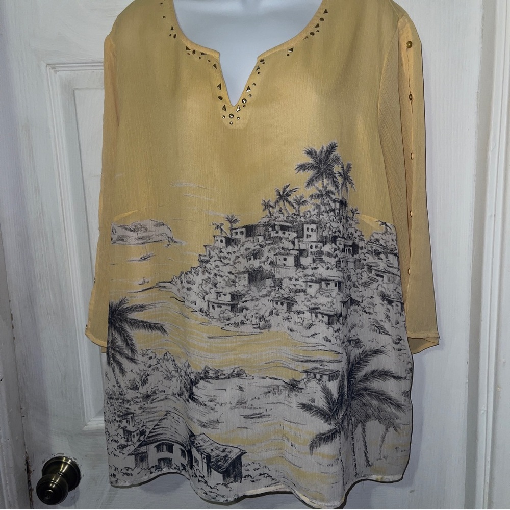 Brand : Alfred Dunner Size : 20W Color : Yellow